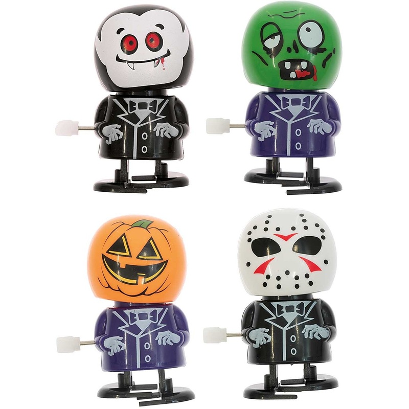 4 Halloween monsters to wind up 6cm