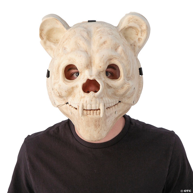Blister Skeleton Bear Full-Face Plastic Mask