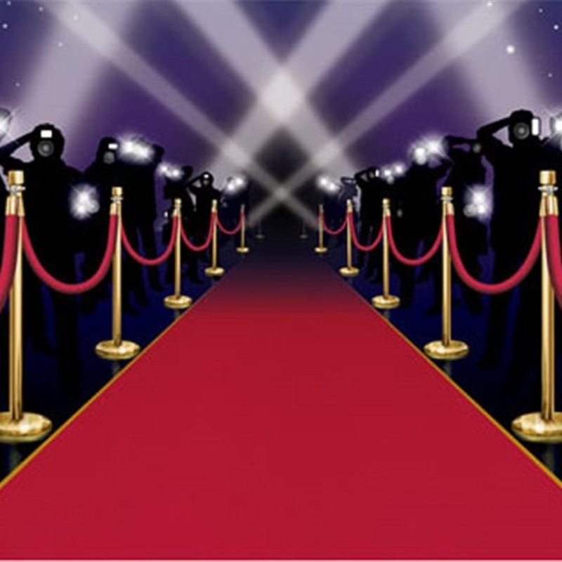 Red Carpet mural 1.5 x 1.8 m