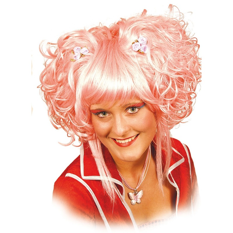 Rose colored women’s wig Anabelle