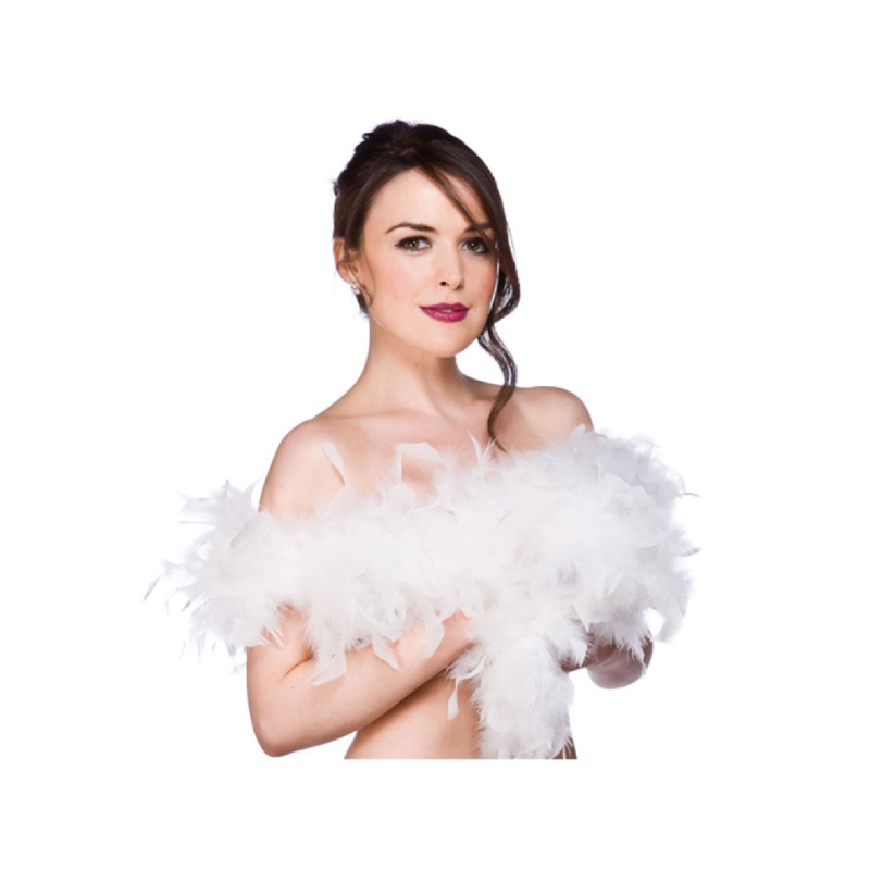 Supersoft Feather Boa – White