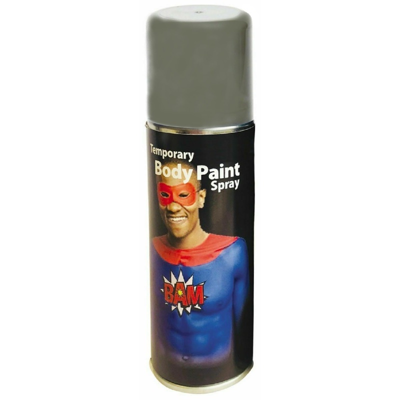 Temporary Body Paint Spray – Grey