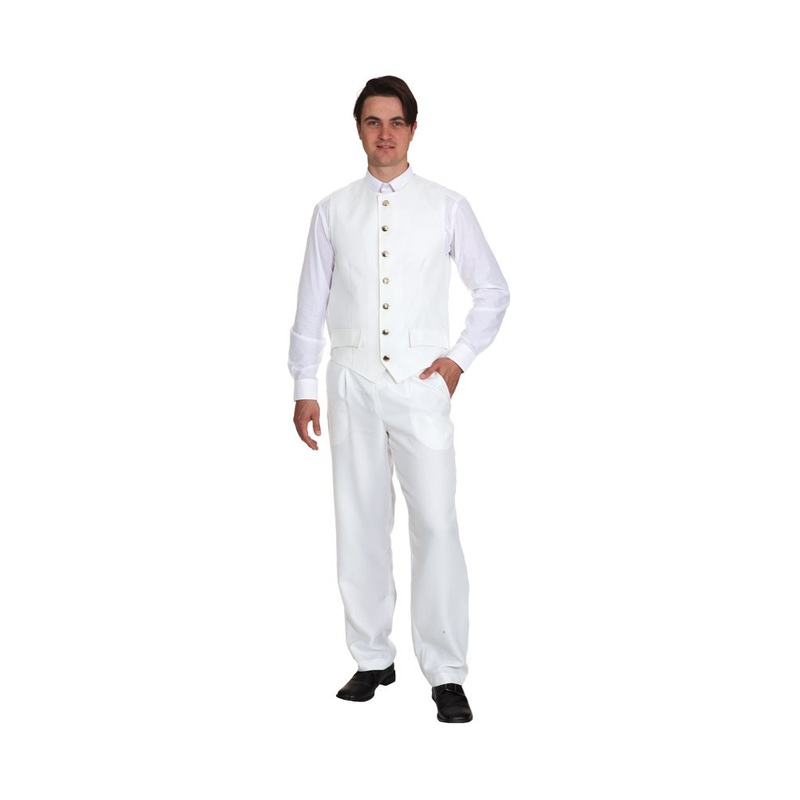 White men’s trousers Johann 50-52