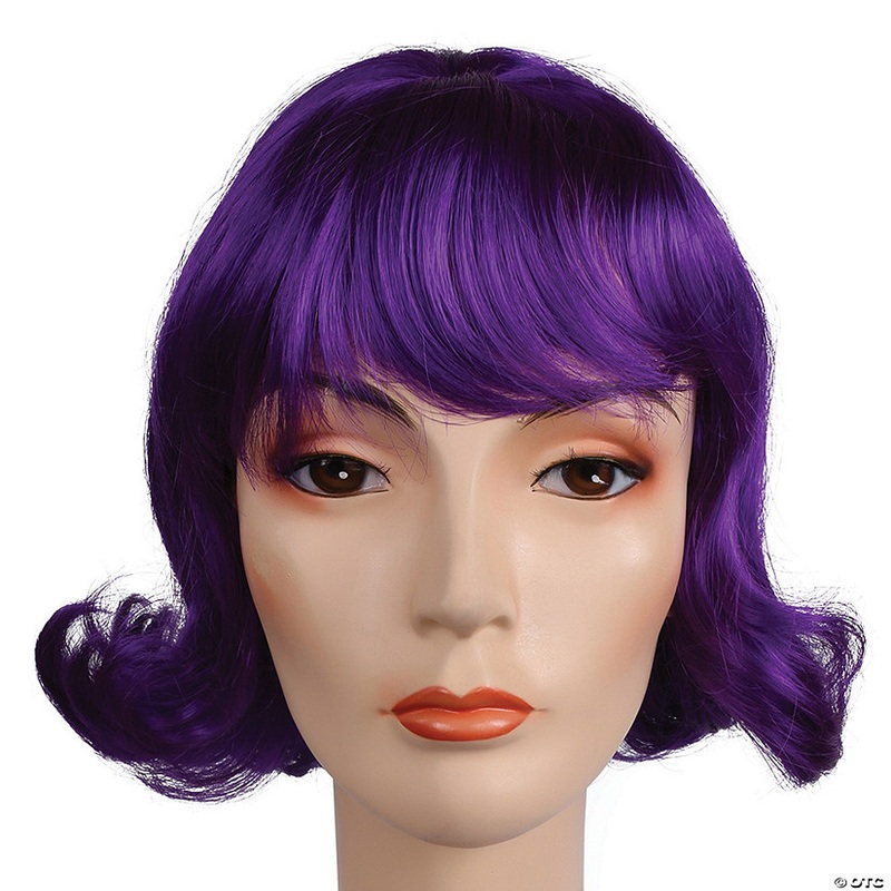Women’s 60s Short-Haired Flip Wig with Bangs