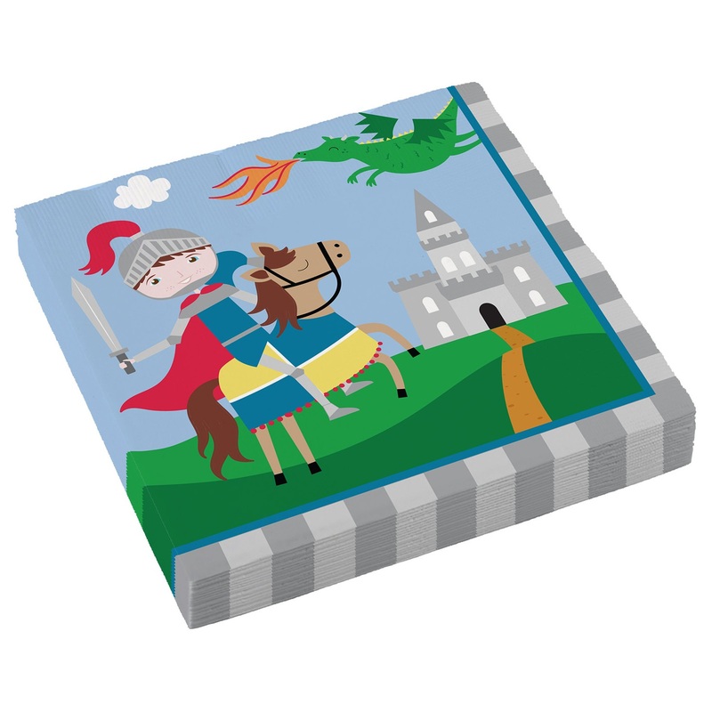 20 knight Ferdinand napkins 33cm