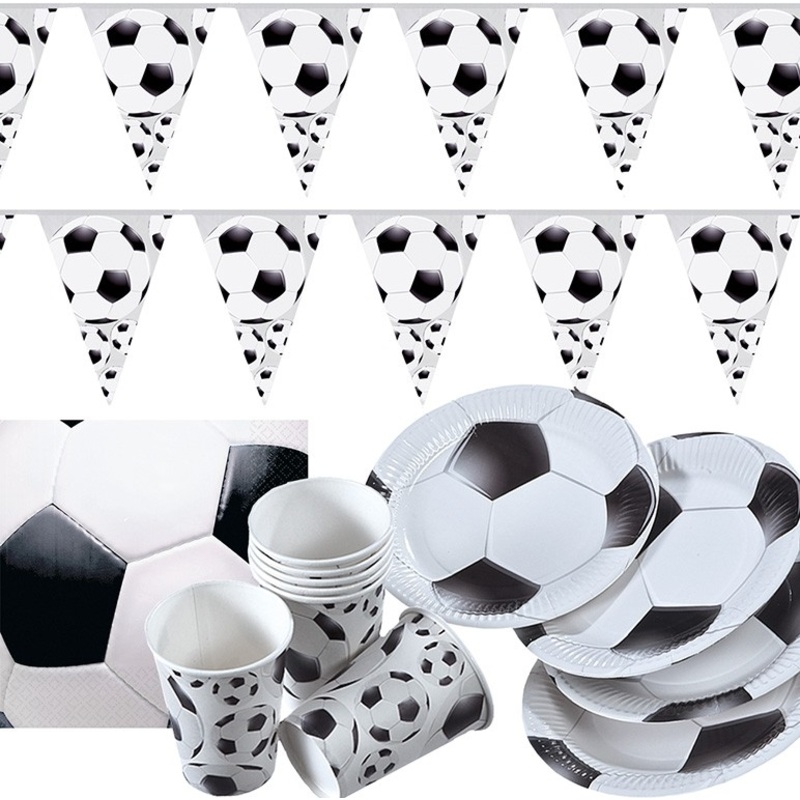 49-piece soccer party decoration set