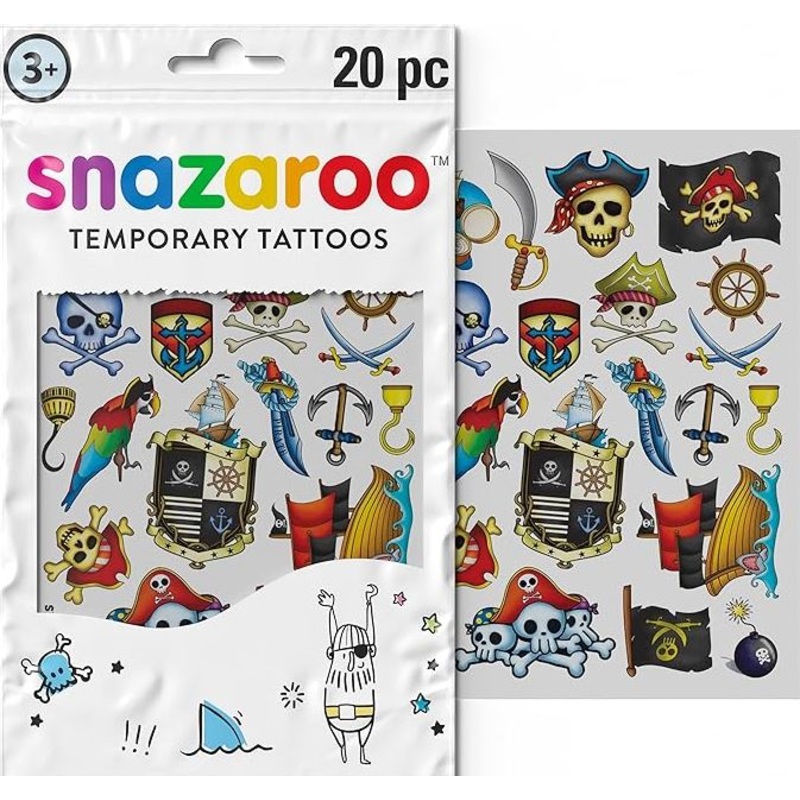 Snazaroo –  Boys Adventure Temporary Tattoos