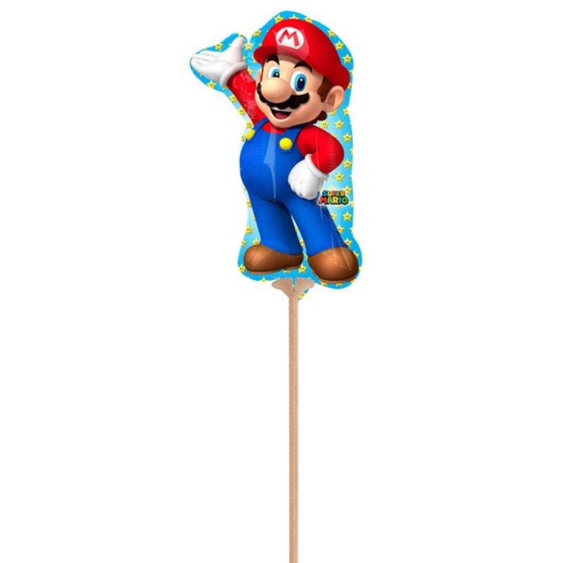 Stick balloon Super Mario figure