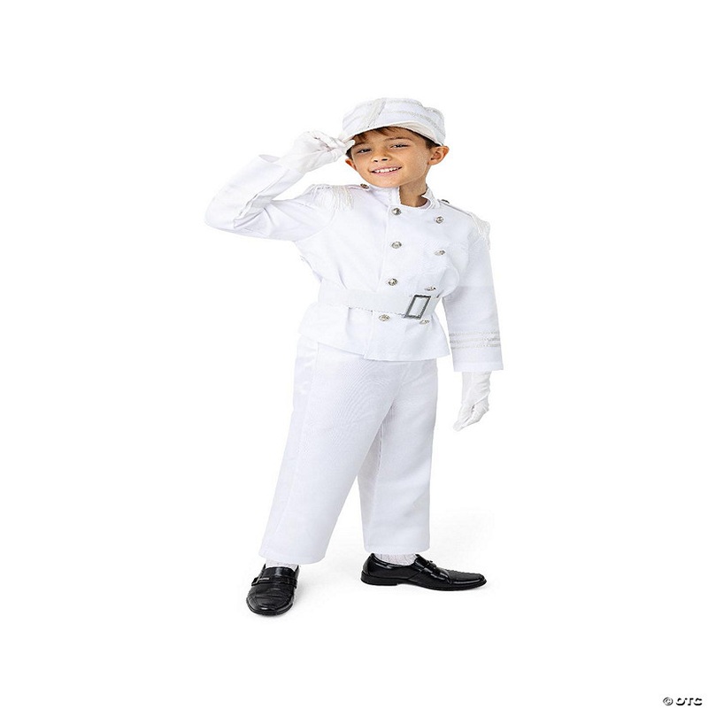 White Marching Band Costume T4