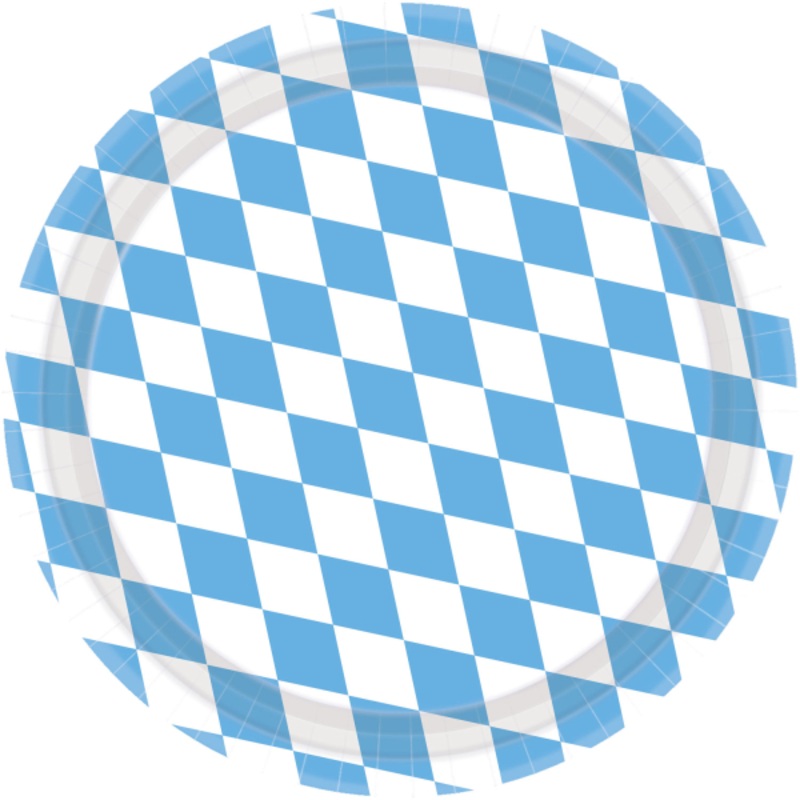 8 paper plates O zapft is 23cm