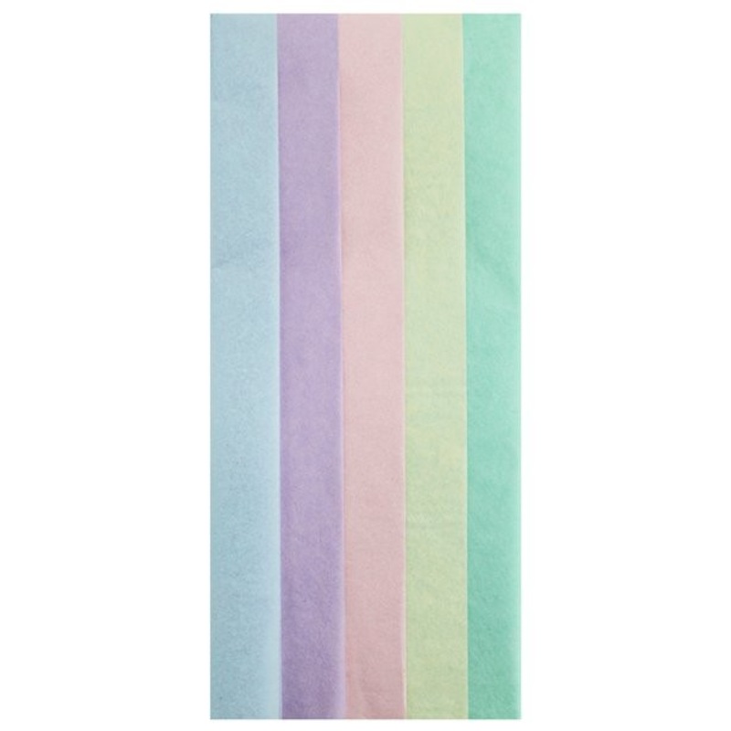 Tissue paper pastel