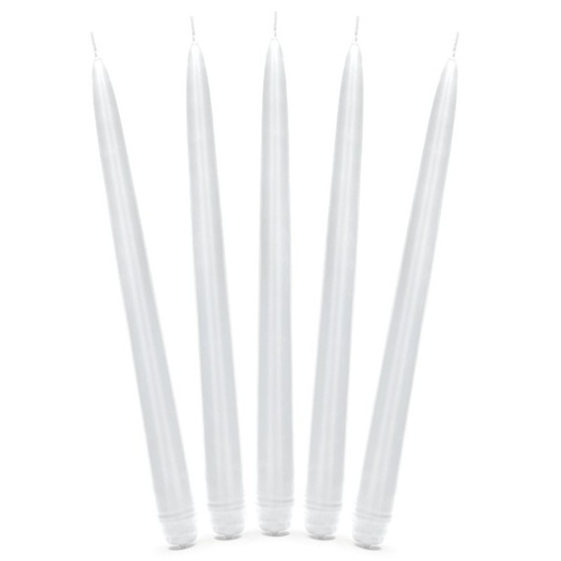 10 candles Firenze white 29cm