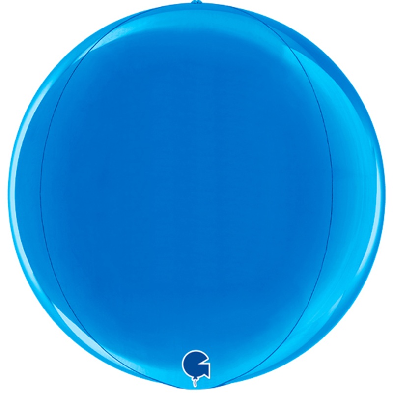 Blue Globe Foil Balloon – 15