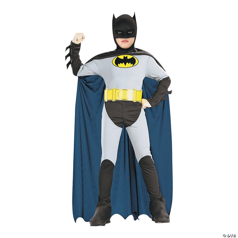 Boy’s Black Batman Costume|LARGE