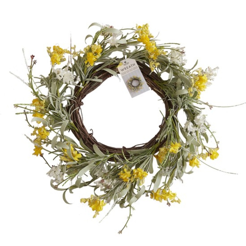 Spring wreath yellow 40cm
