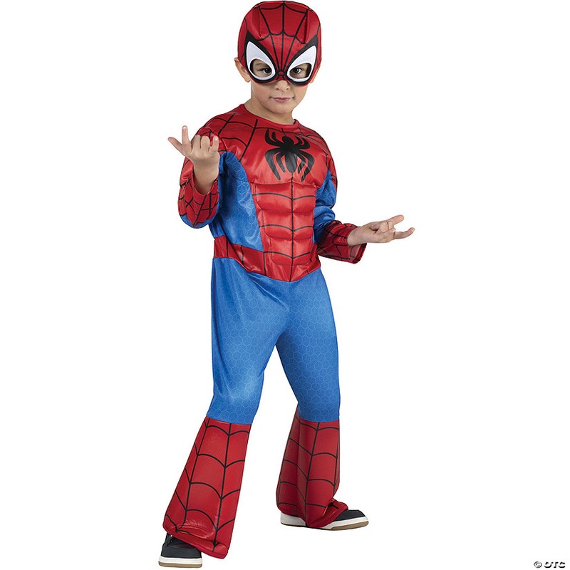 Toddler’s Marvel Spider-Man Padded Jumpsuit Costume – 3T-4T