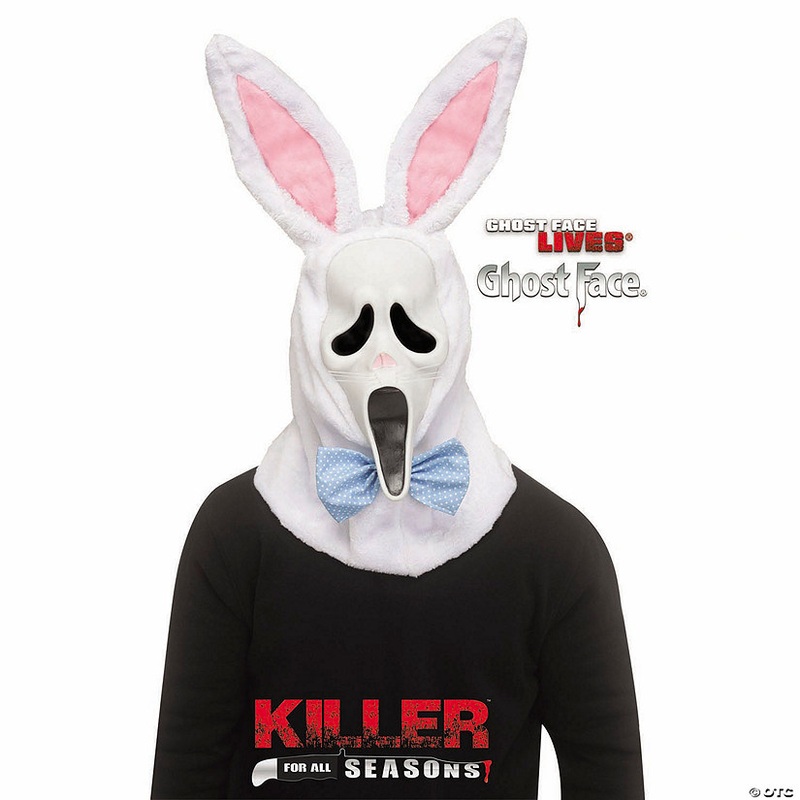 Adults Ghost Face Easter Bunny Full Face Mask
