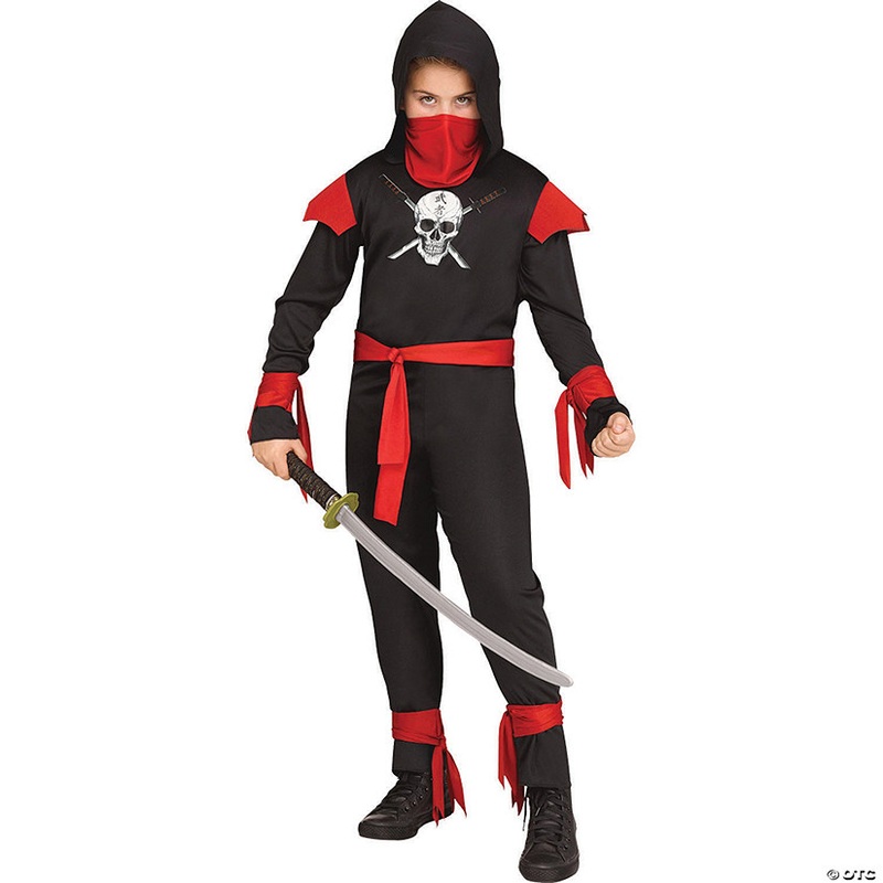 Boy’s Black Skull Ninja Costume