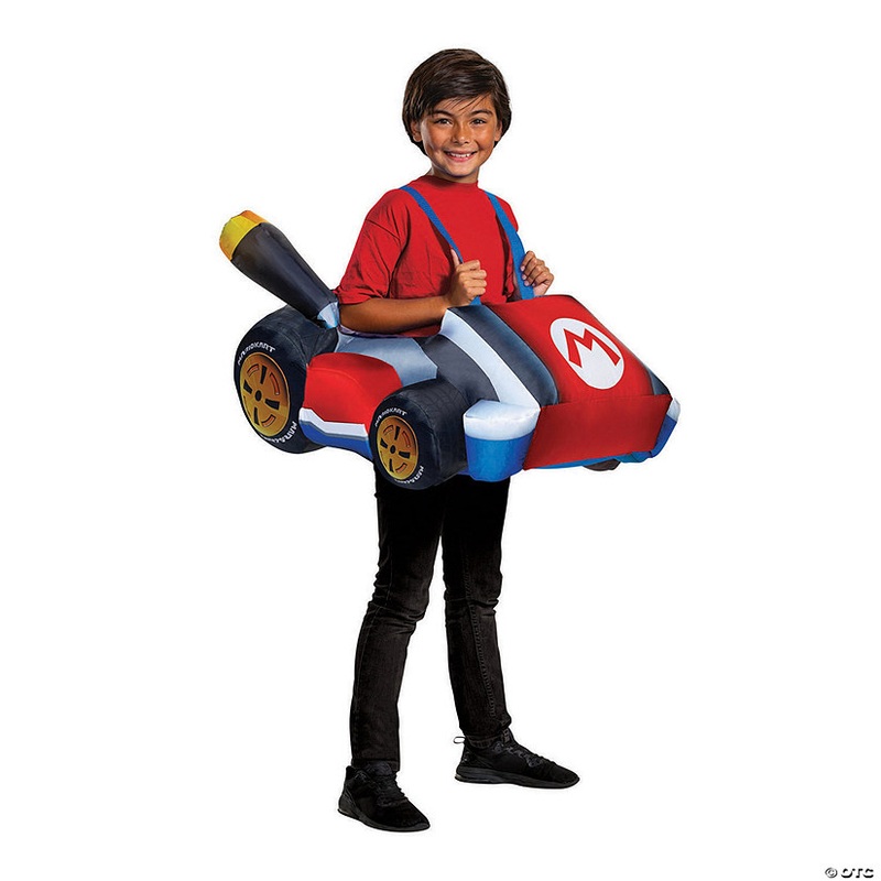 Boy’s Inflatable Super Mario Bros. Mario Kart Costume
