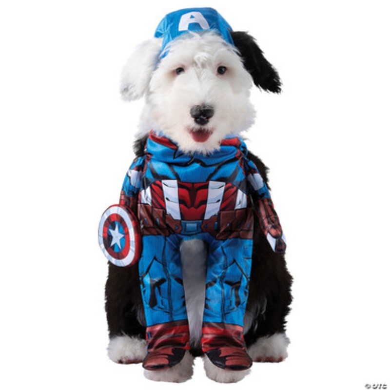 Captain America Pet Costume Small