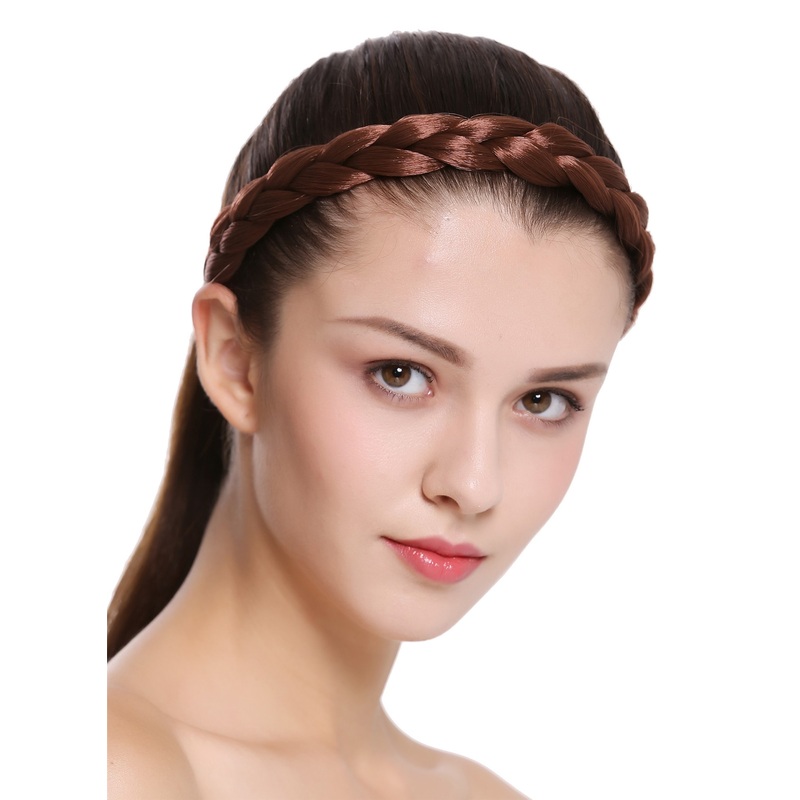 Hair band hair loop Alice band plaited traditional 1