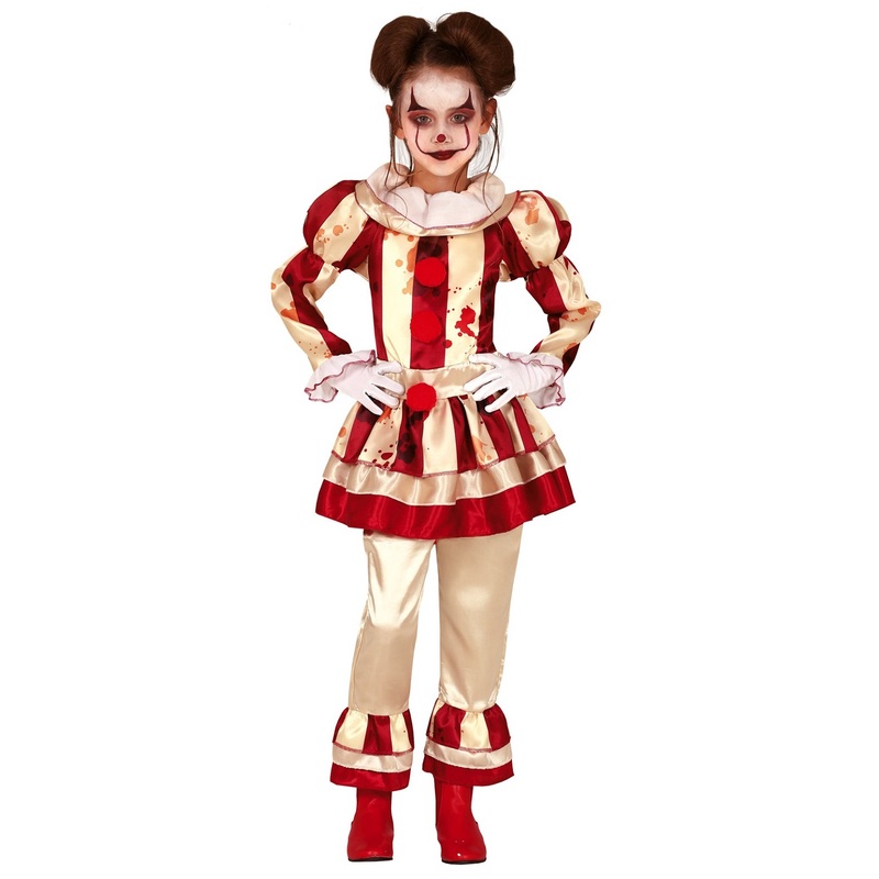 Striped Clown Girl Costume – Tween