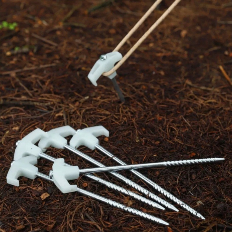 White High-Quality Heavy-Duty Tent Nail
