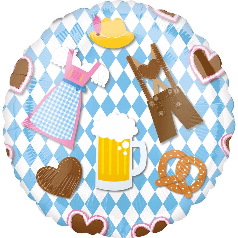Foil balloon Oktoberfest Gaudi 45cm