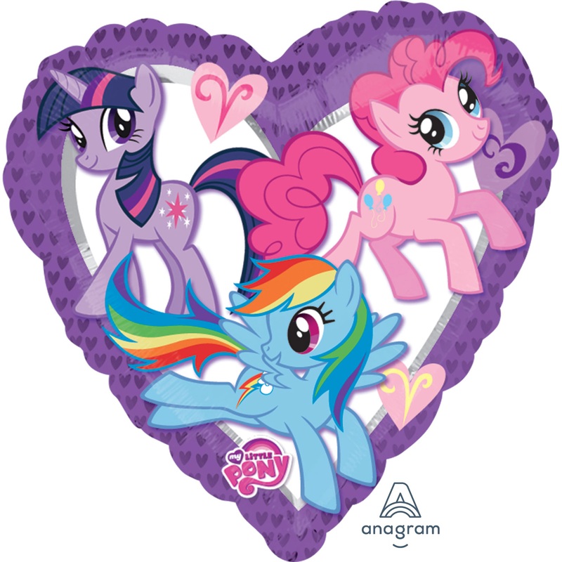 My Little Pony Heart Foil Balloon – 17