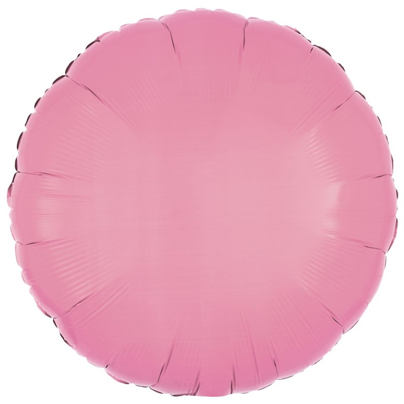 Pink metallic foil balloon 45cm