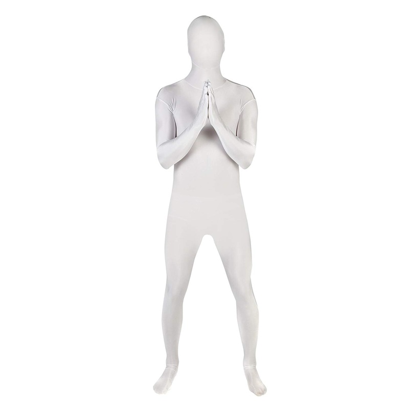 Plain Morphsuit Samy White M|M|L|XL|XXL