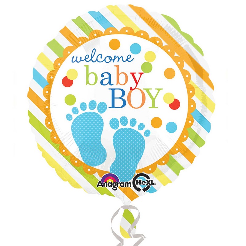 Welcome Baby Boy Foil Balloon – 17