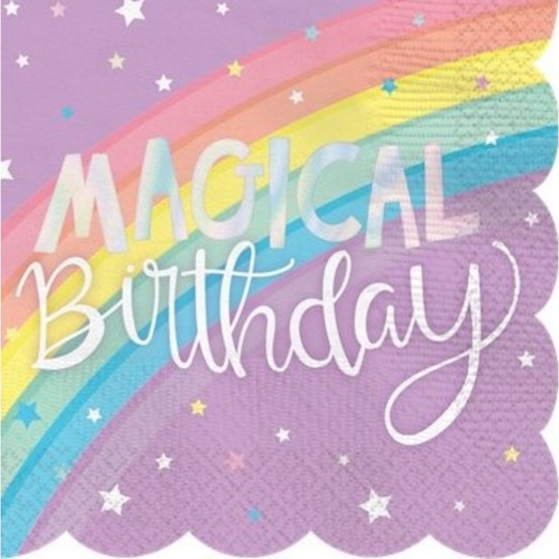 16 Fantasyland napkins 25cm