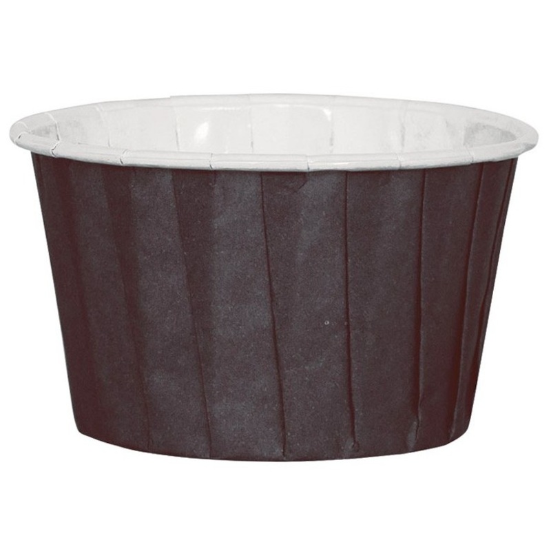 16 ice cream cups Vera black 6cm