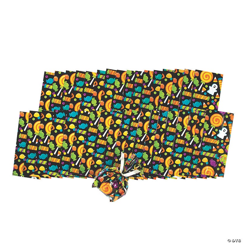 5 x 11 1/2 Bulk 300 Pc. Halloween Treats Cellophane Bags