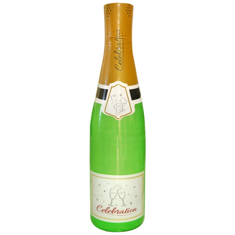 Inflatable decorative champagne bottle 1.8m