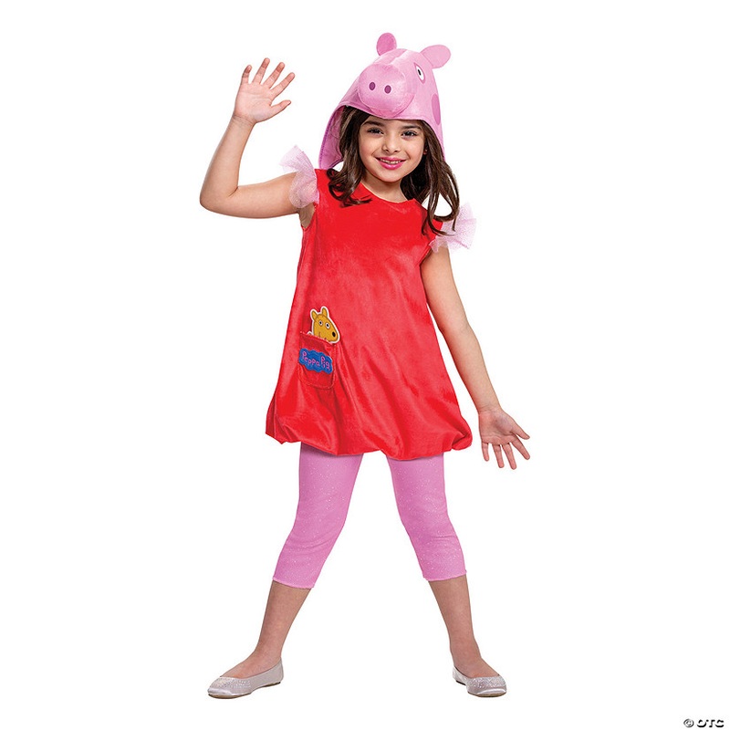 Kids Deluxe Peppa Pig Costume|XSMALL