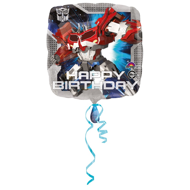 Transformers Birthday foil balloon 43cm