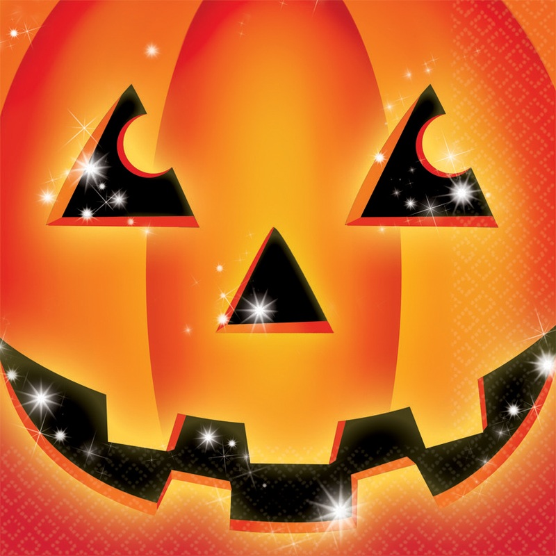 20 pumpkin Karli napkins 33cm