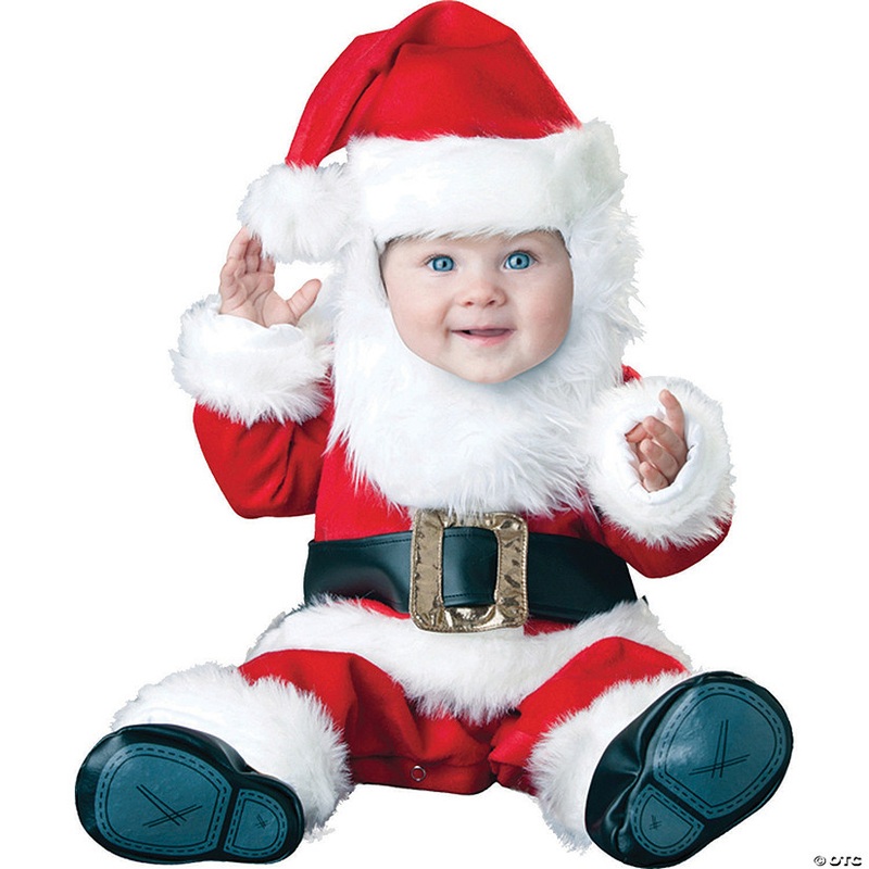 Baby Santa Suit Costume|INF 6-12|TOD18-2T|INF 12-18