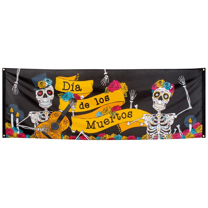 Dia de los Muertos Party Banner 74cm x 220cm