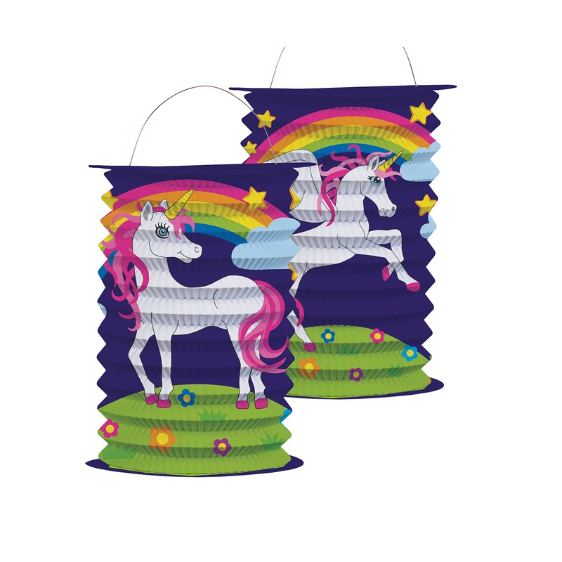 Unicorn train lantern Pegasus 15 x 25cm