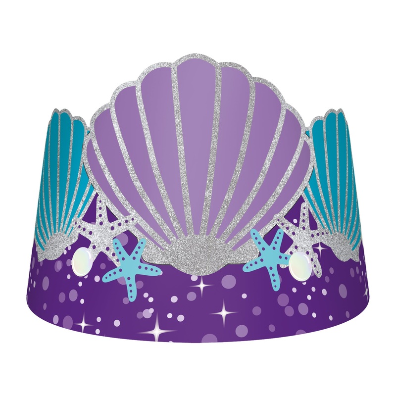 8 shellebrate mermaid crowns
