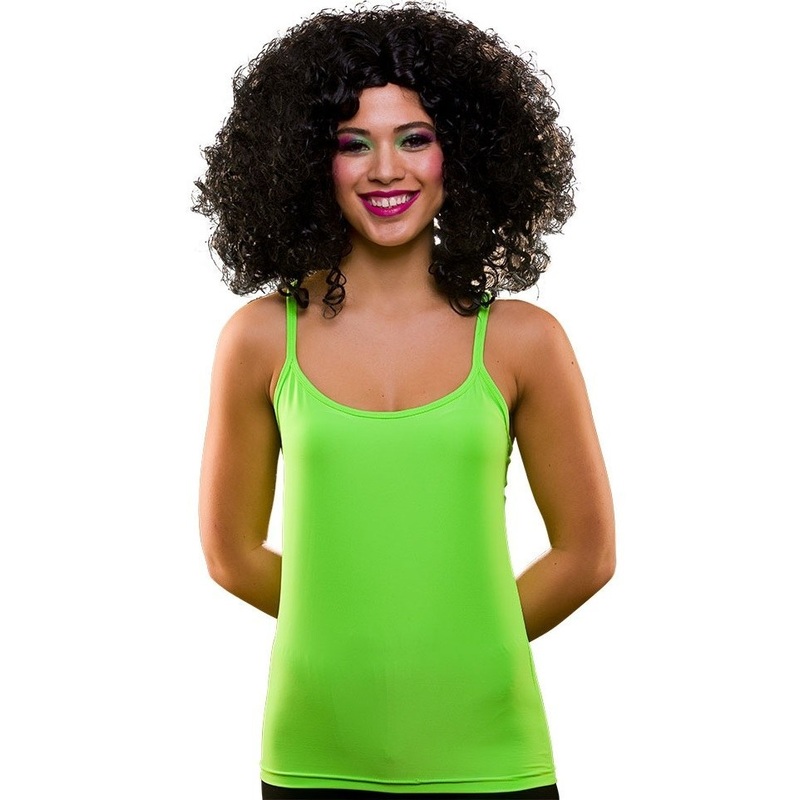 80’s Neon Vest Top – Green