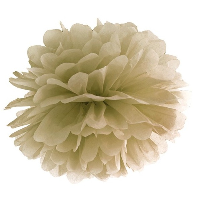 Pompon Romy gold 35cm