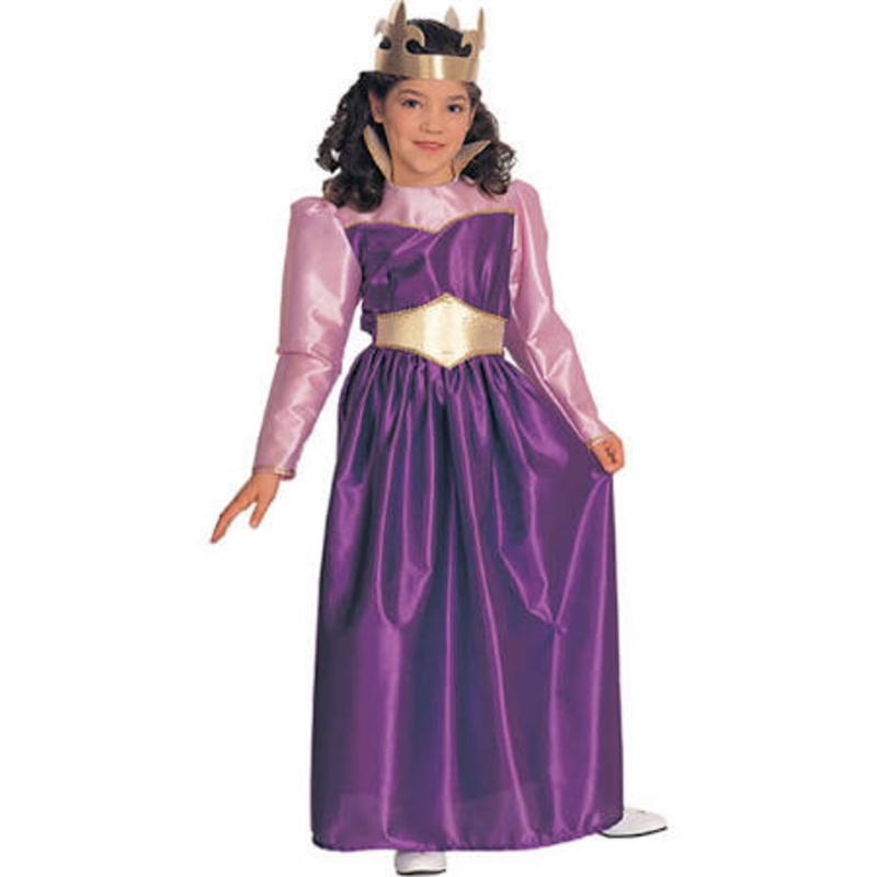 Queen Costume Child Purple Small
