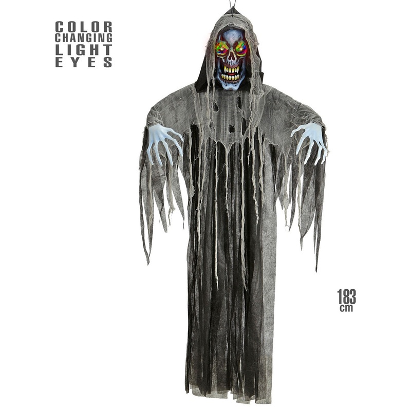 Terrifying deco skeleton grim reaper 183cm