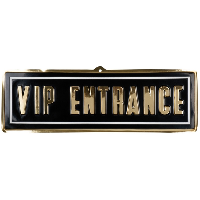 VIP entrance sign 20 x 60cm