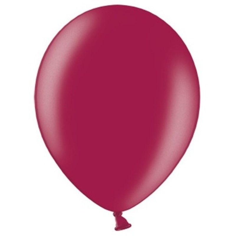 20 party star metallic balloons blackberry 30cm