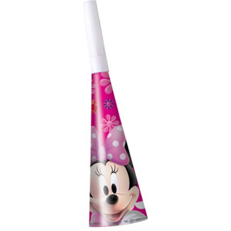 6 Minnie Mouse jewel world flutes 20cm